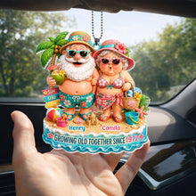 Load image into Gallery viewer, Personalized Acrylic Ornament for Couples Custom Name Gift
