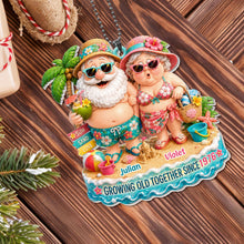 Load image into Gallery viewer, Personalized Acrylic Ornament for Couples Custom Name Gift
