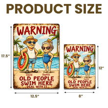 Load image into Gallery viewer, Personalized Metal Sign Custom Name Gift for Couples
