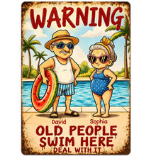 Load image into Gallery viewer, Personalized Metal Sign Custom Name Gift for Couples
