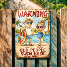 Load image into Gallery viewer, Personalized Metal Sign Custom Name Gift for Couples
