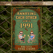 Load image into Gallery viewer, Personalized Metal Sign Custom Names Couples Gift Anniversary
