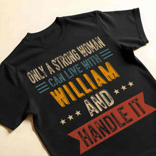 Load image into Gallery viewer, Personalized Strong Woman Custom T-shirt Hoodie Gift for Couples
