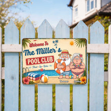 Load image into Gallery viewer, Personalized Metal Sign Custom Name Couple Gift for Home
