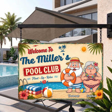 Load image into Gallery viewer, Personalized Metal Sign Custom Name Couple Gift for Home
