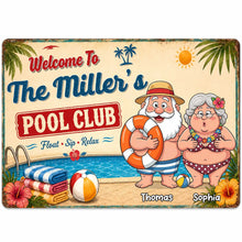 Load image into Gallery viewer, Personalized Metal Sign Custom Name Couple Gift for Home
