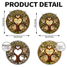 Load image into Gallery viewer, Personalized Tree of Life Suncatcher Custom Name Gift for Couple
