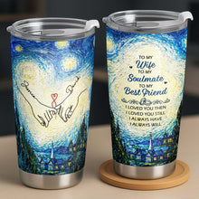Load image into Gallery viewer, Personalized Stainless Steel Tumbler Custom Name Gift for Wife
