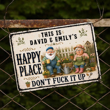 Load image into Gallery viewer, Personalized Metal Sign Custom Couple Gift for Garden Home
