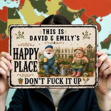 Load image into Gallery viewer, Personalized Metal Sign Custom Couple Gift for Garden Home
