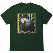 Load image into Gallery viewer, Personalized Couple Photo Upload Shirt Custom Names Gift
