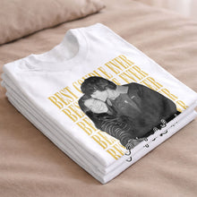 Load image into Gallery viewer, Personalized Couple Photo T-shirt &amp; Hoodie Custom Name Gift
