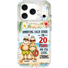 Load image into Gallery viewer, Personalized Clear Phone Case Custom Name Gift for Couple
