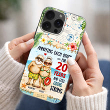 Load image into Gallery viewer, Personalized Clear Phone Case Custom Name Gift for Couple
