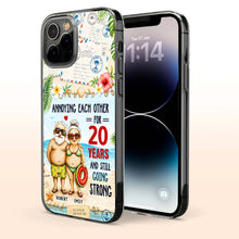 Load image into Gallery viewer, Personalized Clear Phone Case Custom Name Gift for Couple
