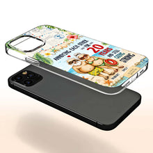 Load image into Gallery viewer, Personalized Clear Phone Case Custom Name Gift for Couple
