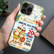 Load image into Gallery viewer, Personalized Clear Phone Case Custom Name Gift for Couple
