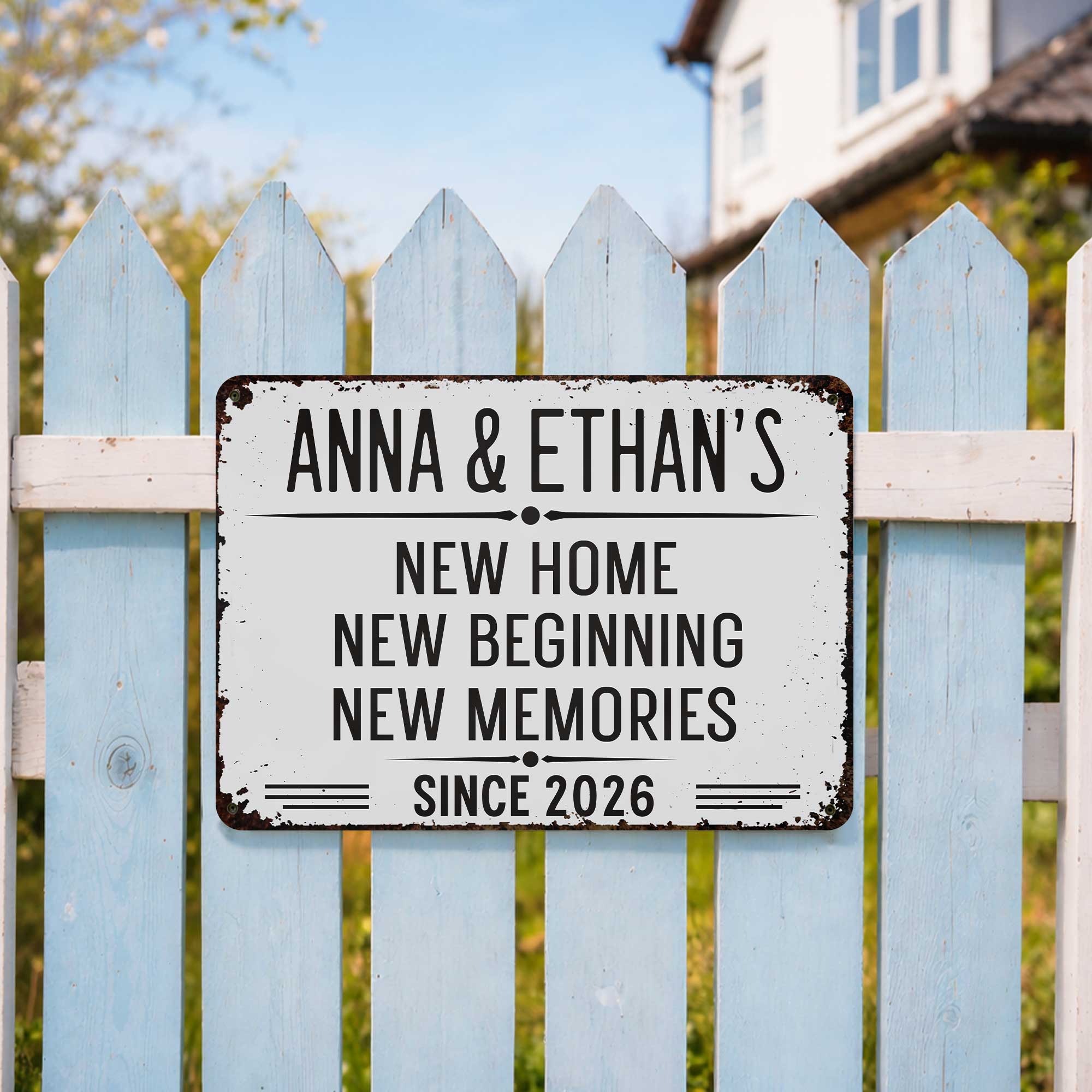 Personalized Metal Sign Custom Name Wall Decor Home Gift