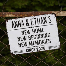 Load image into Gallery viewer, Personalized Metal Sign Custom Name Wall Decor Home Gift
