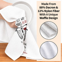 Load image into Gallery viewer, Personalized Kitchen Towel Funny Anatomical Gift for Couples
