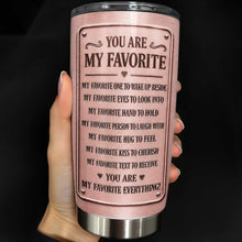Load image into Gallery viewer, Personalized Couple Tumbler Custom Artwork 20oz Gift
