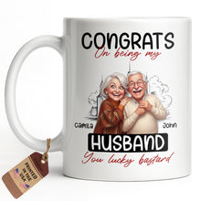 Load image into Gallery viewer, Personalized Funny Couple Coffee Mug Custom Name Gift for Husband
