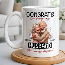 Load image into Gallery viewer, Personalized Funny Couple Coffee Mug Custom Name Gift for Husband
