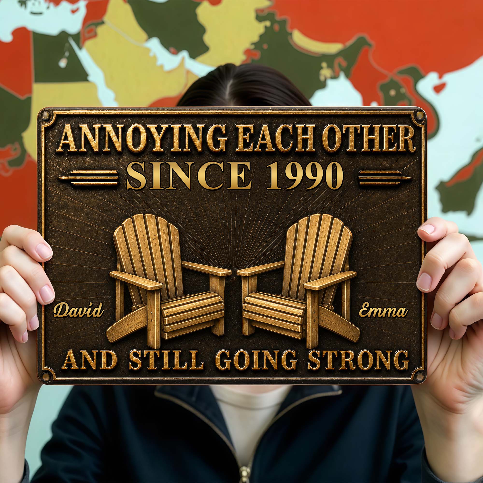Personalized Metal Sign Custom Couple Annoying Each Other Gift
