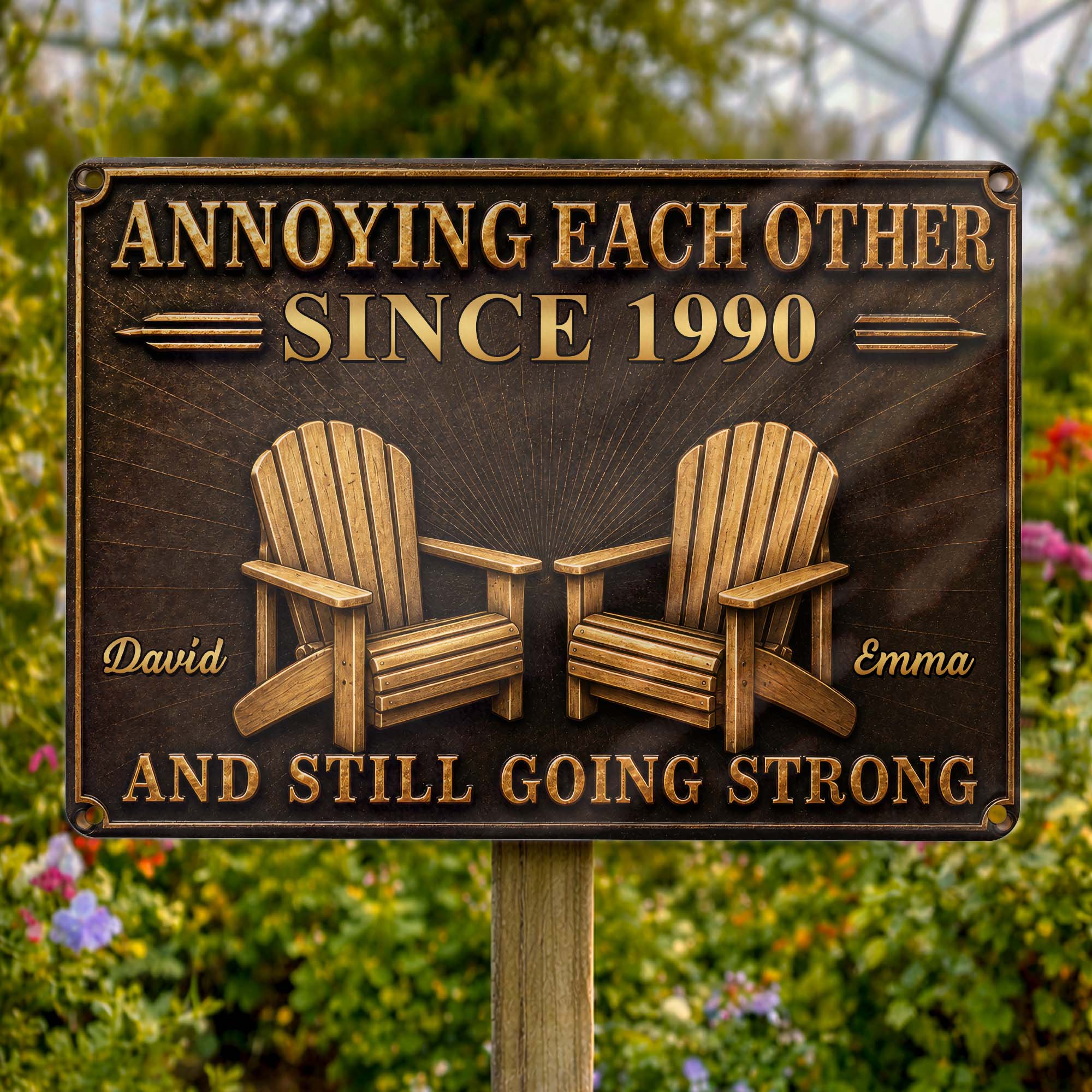 Personalized Metal Sign Custom Couple Annoying Each Other Gift