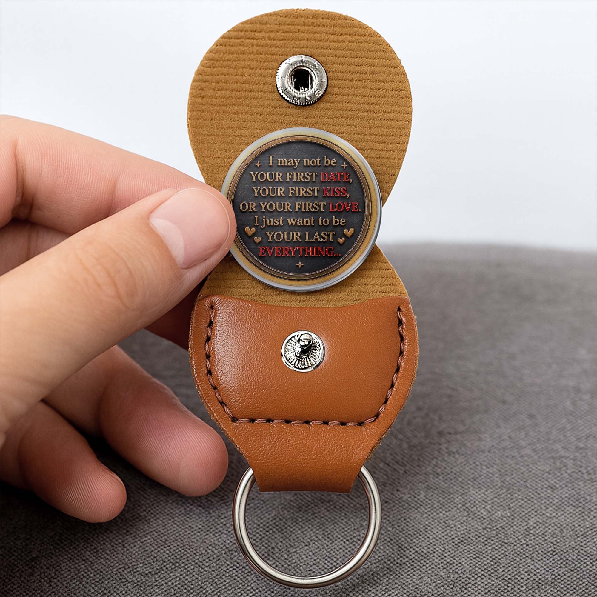 Personalized Pocket Hug Custom Token Heart Gift for Couples