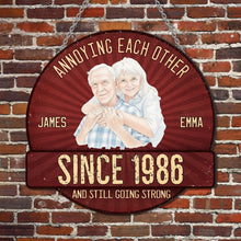 Load image into Gallery viewer, Custom Shaped Metal Sign Personalized Couple Gift Decor
