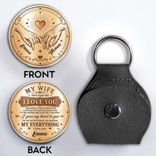 Load image into Gallery viewer, Personalized Pocket Hug Custom Name Gift for Couples Anniversary
