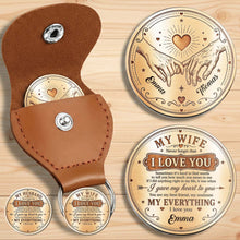 Load image into Gallery viewer, Personalized Pocket Hug Custom Name Gift for Couples Anniversary
