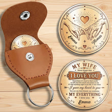 Load image into Gallery viewer, Personalized Pocket Hug Custom Name Gift for Couples Anniversary

