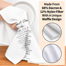 Load image into Gallery viewer, Personalized Recipe for Love Kitchen Towel Custom Gift for Couples

