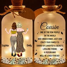 Load image into Gallery viewer, Personalized Short Bottle Light Custom Name Gift for Cousin
