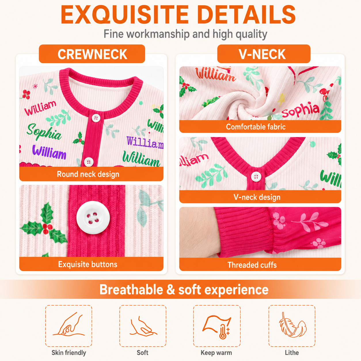 Personalized Spooky Cardigan with Custom Name for Halloween Gifts