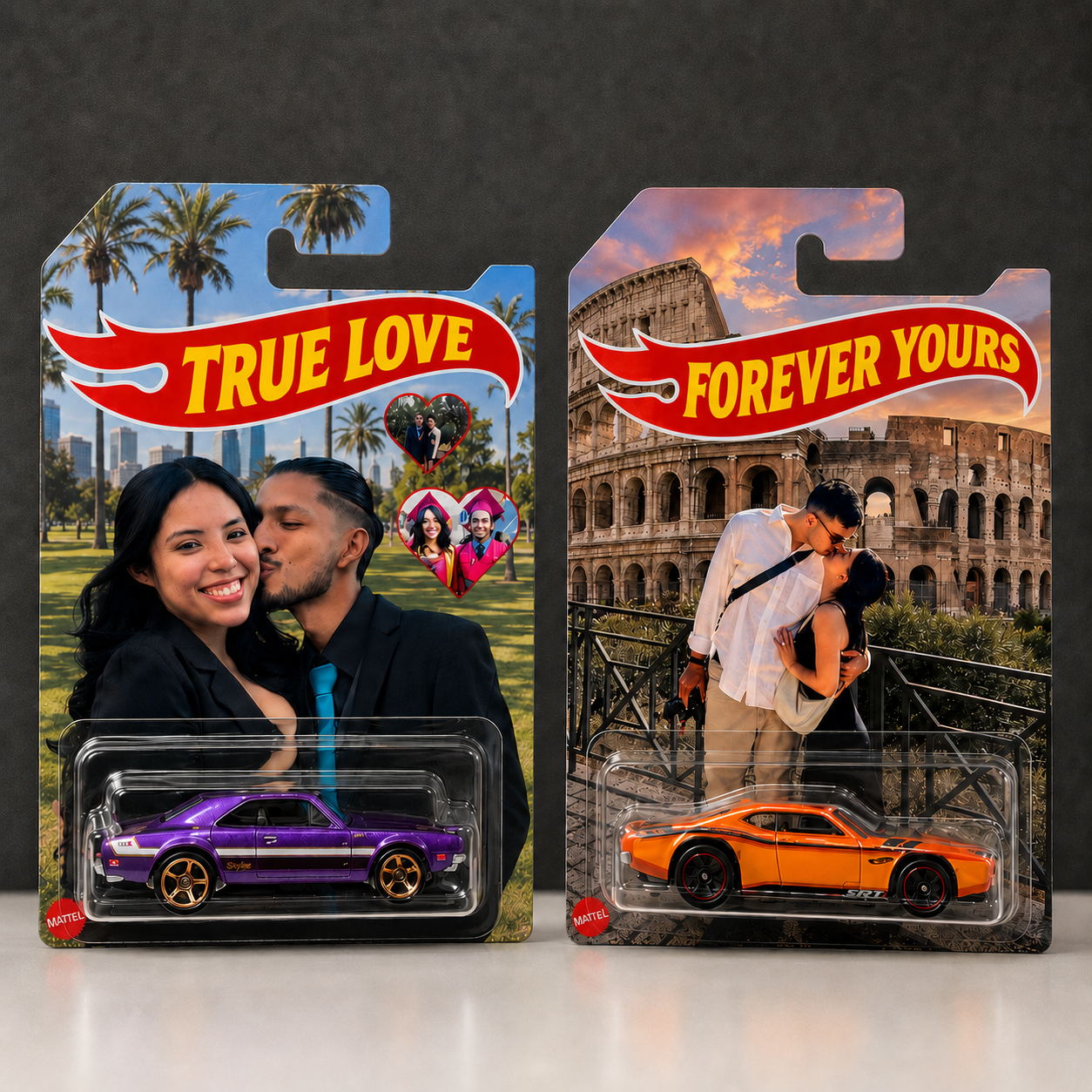 Personalized Hot Wheels Photo Gift for Car Lover Husband