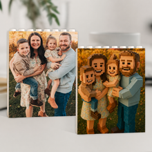 Load image into Gallery viewer, Personalized Photo Building Blocks Custom Gift for Dad
