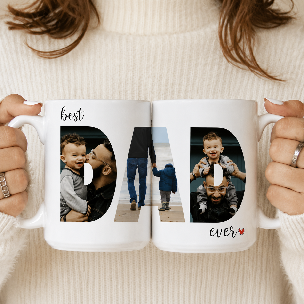 Personalized Photo Mug Custom Gift for Dad | Father's Day