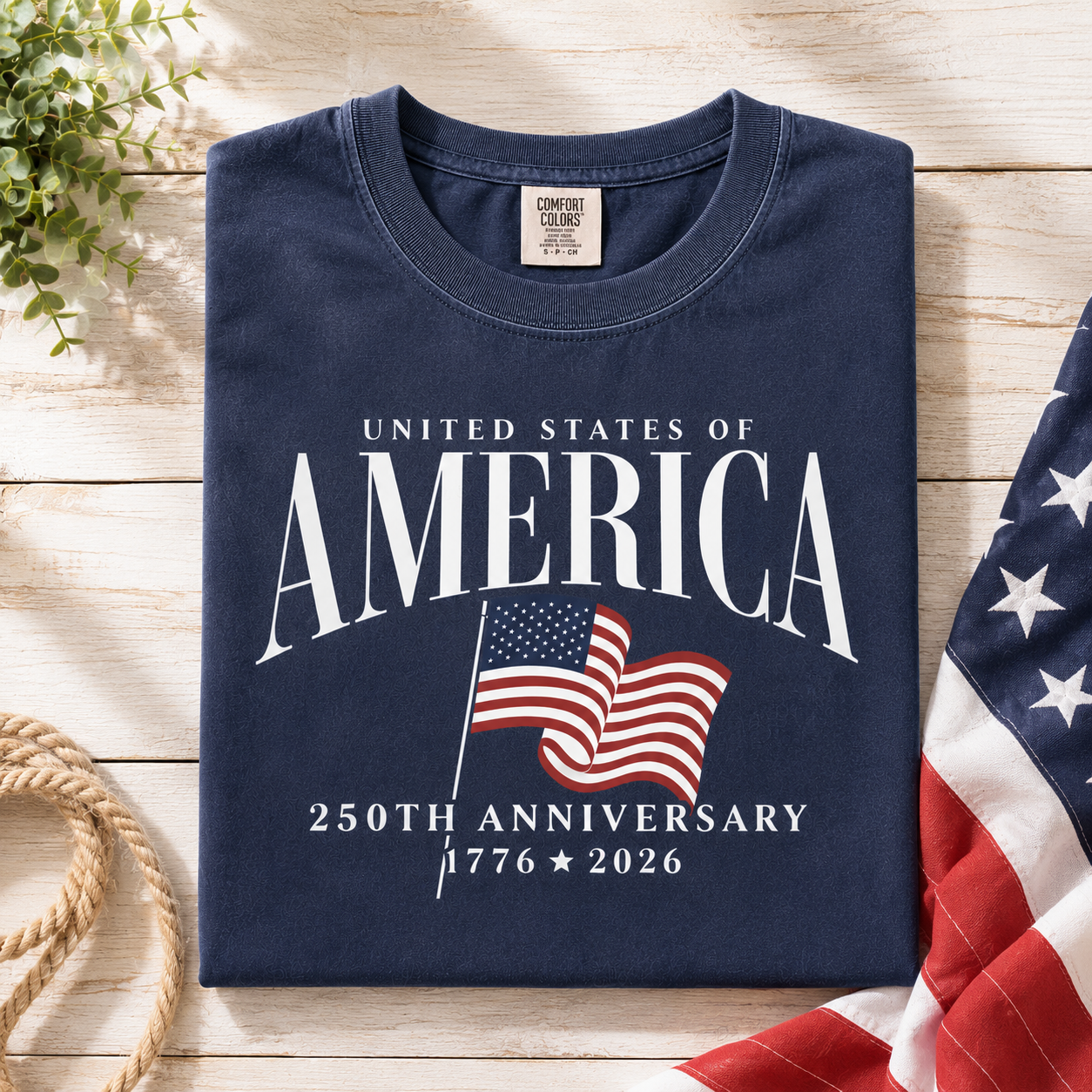 Personalized America 250th Anniversary Comfort Shirt Gift