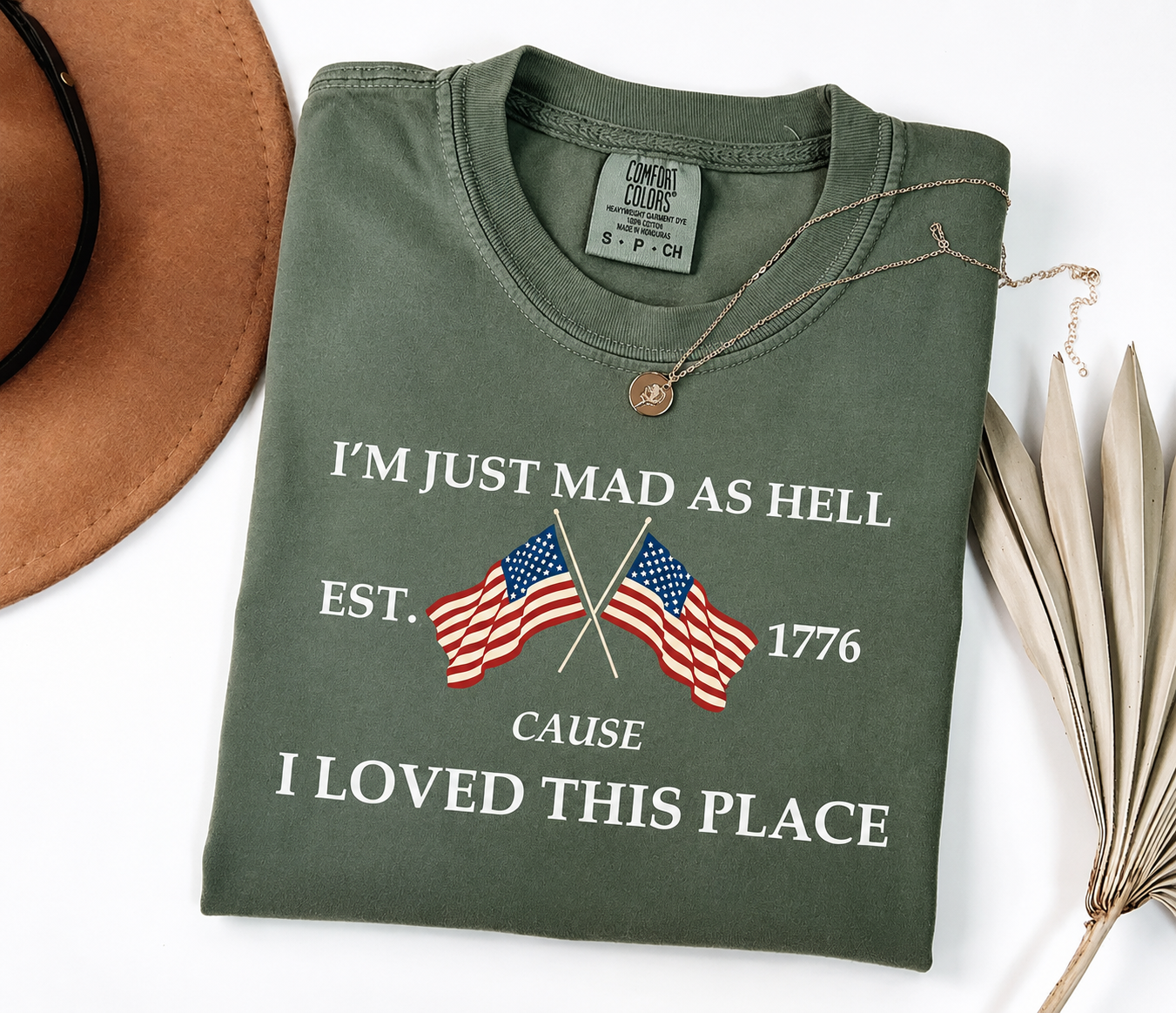 Personalized American Flag Shirt Custom Year for 4th of July