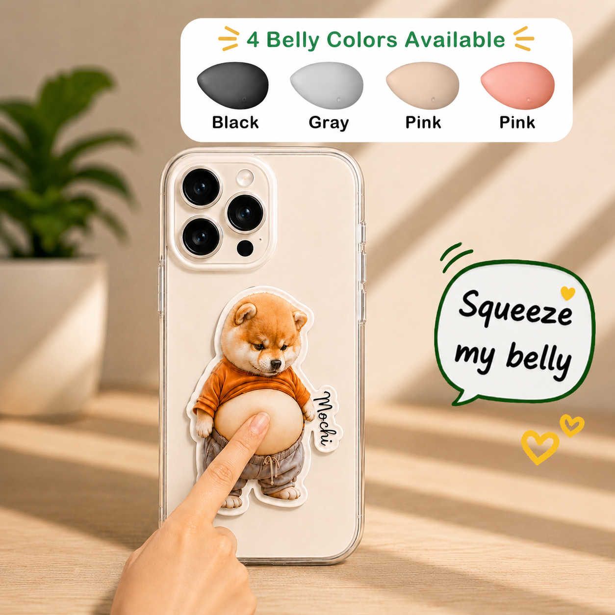 Personalized Photo Squishy Stickers Custom Pet Gift for Dog Mom