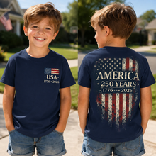 Load image into Gallery viewer, America 250th Anniversary Kids T-Shirt Personalized Gift
