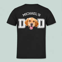 Load image into Gallery viewer, Personalized Dog Dad Photo Shirt Custom Gift for Dog Lovers
