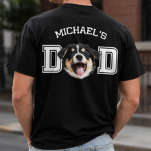 Load image into Gallery viewer, Personalized Dog Dad Photo Shirt Custom Gift for Dog Lovers
