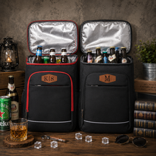 Load image into Gallery viewer, Personalized Cooler Backpack Gift for Dad Golf Lovers
