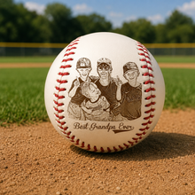 Load image into Gallery viewer, Personalized Baseballs Custom Gift for Dad Kid Father's Day
