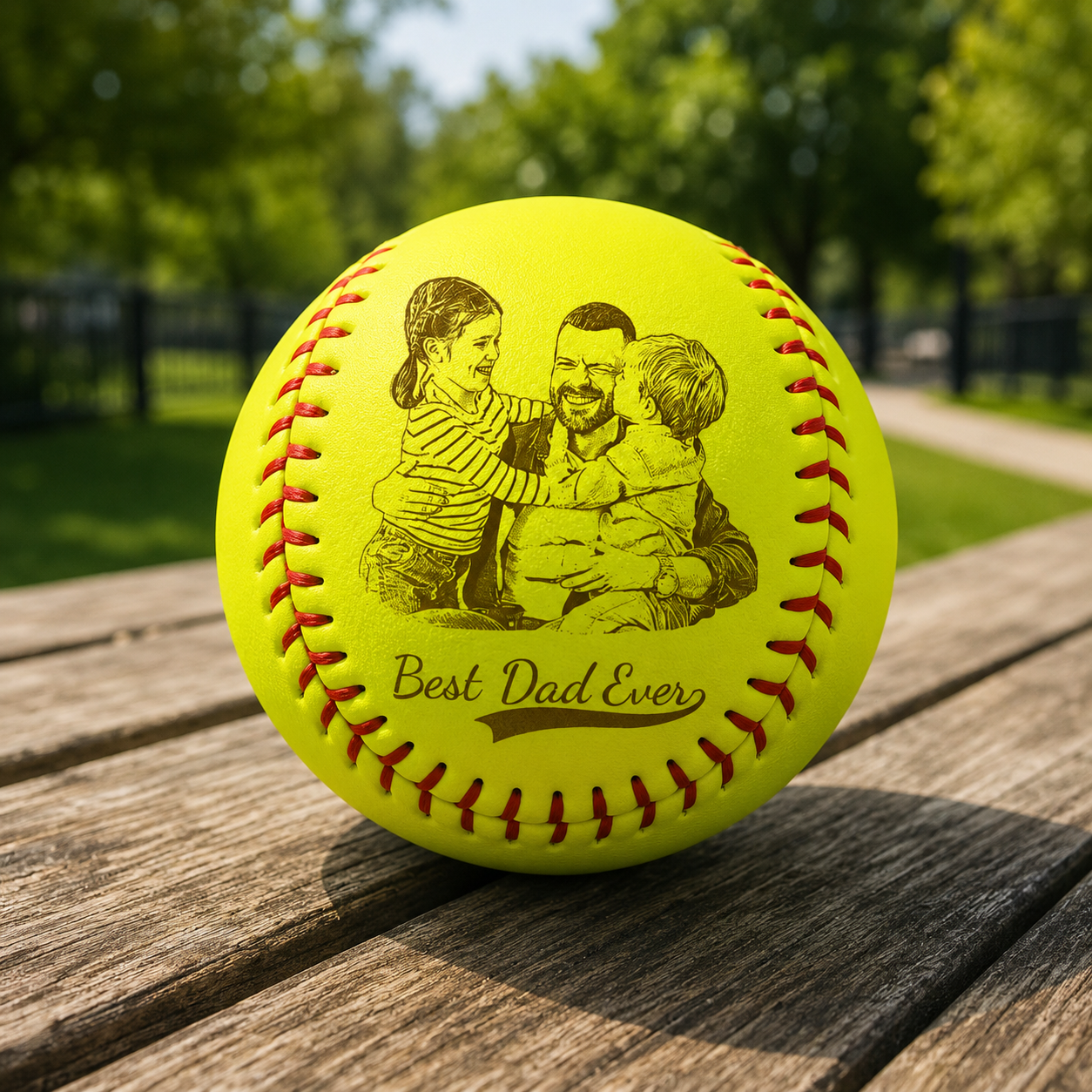 Personalized Baseballs Custom Gift for Dad Kid Father's Day