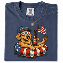 Load image into Gallery viewer, Custom Dog Patriotic Comfort Shirt Independence Day Gift for Dad
